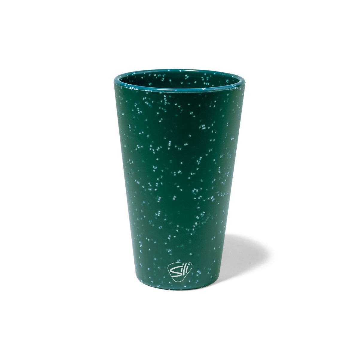 Pint Glass Speckled Green